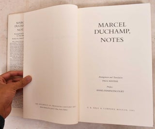 Marcel Duchamp, notes