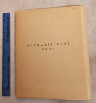 Item #192119 Rockwell Kent, 1882-1971. Rockwell Kent