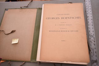 Collections Georges Hoentschel: Notices Andre Perate et Gaston Briere. Tome I,II,III, IV