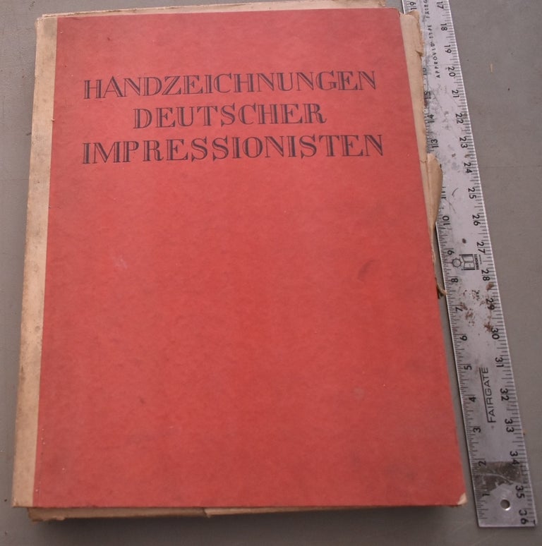 Item #192817 Handzeichnungen deutscher Impressionisten. Julius Elias.