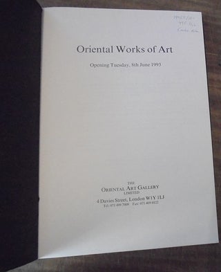Oriental Works of Art