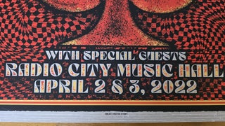Bob Weir and Wolf Brothers - 2022 - Poster - New York City - Radio City Music Hall, April 2-3, 2022