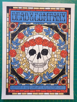 Item #195063 Dead and Company- 2017 - Tour Poster - Charlote NC. Nov 28, 2017