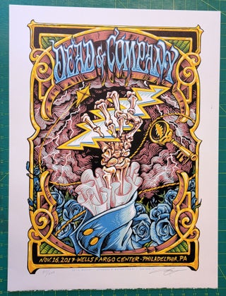 Item #195065 Dead and Company- 2017 - Tour Poster - Philadelphia PA. Nov 16, 2017