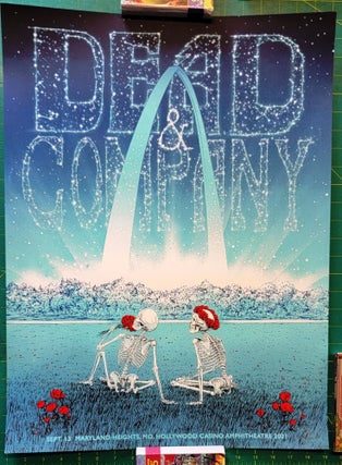 Item #195164 Dead and Company - Poster - 2021 - 09-13 - Maryland Heights, MO. Sep 13, 2021...