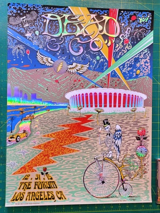 Item #195321 Dead and Company - Poster - 2015 - 12-31 - Fall Tour - Los Angeles, CA. The Forum...