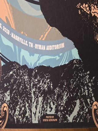Bob Weir and Wolf Brothers - 2018 - Poster - VIP - Nashville, TN - Ryman Auditorium, Nov. 5, 2018