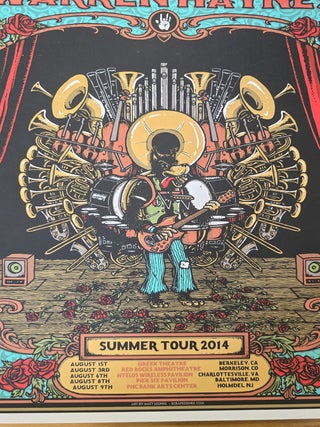 Jerry Garcia Symphonic Celebration - 2014 - Tour Poster - Summer Tour 2014