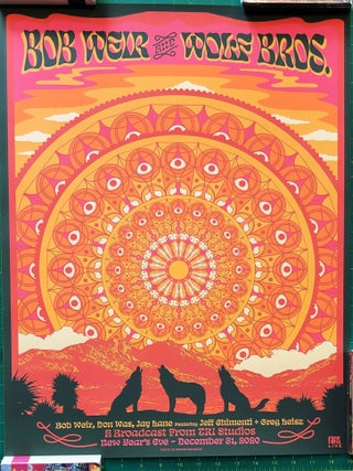 Item #195822 Bob Weir and Wolf Brothers - 2020 - Tour Poster - TRI Studios. Dec 31, 2020
