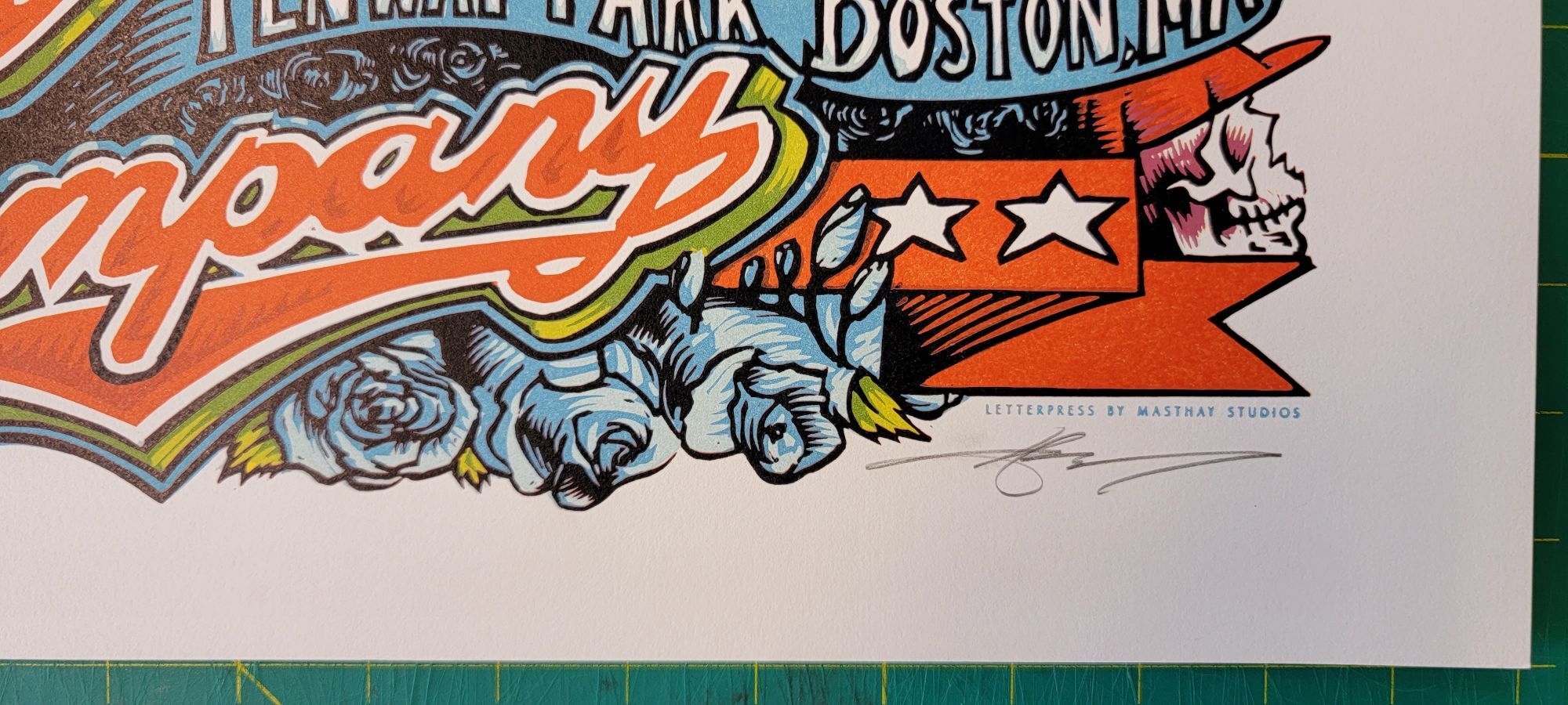 Maglietta Commemorativa Dead And Company Boston Final Tour 2023, Bianca, 2XL, Con Taschino