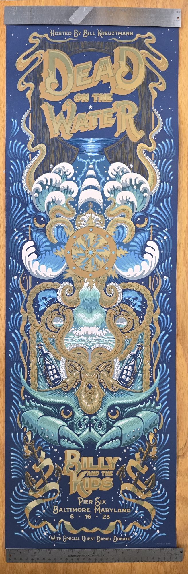 Billy & The Kids, August 16, 2023 Pier 6 Baltimore - Poster by