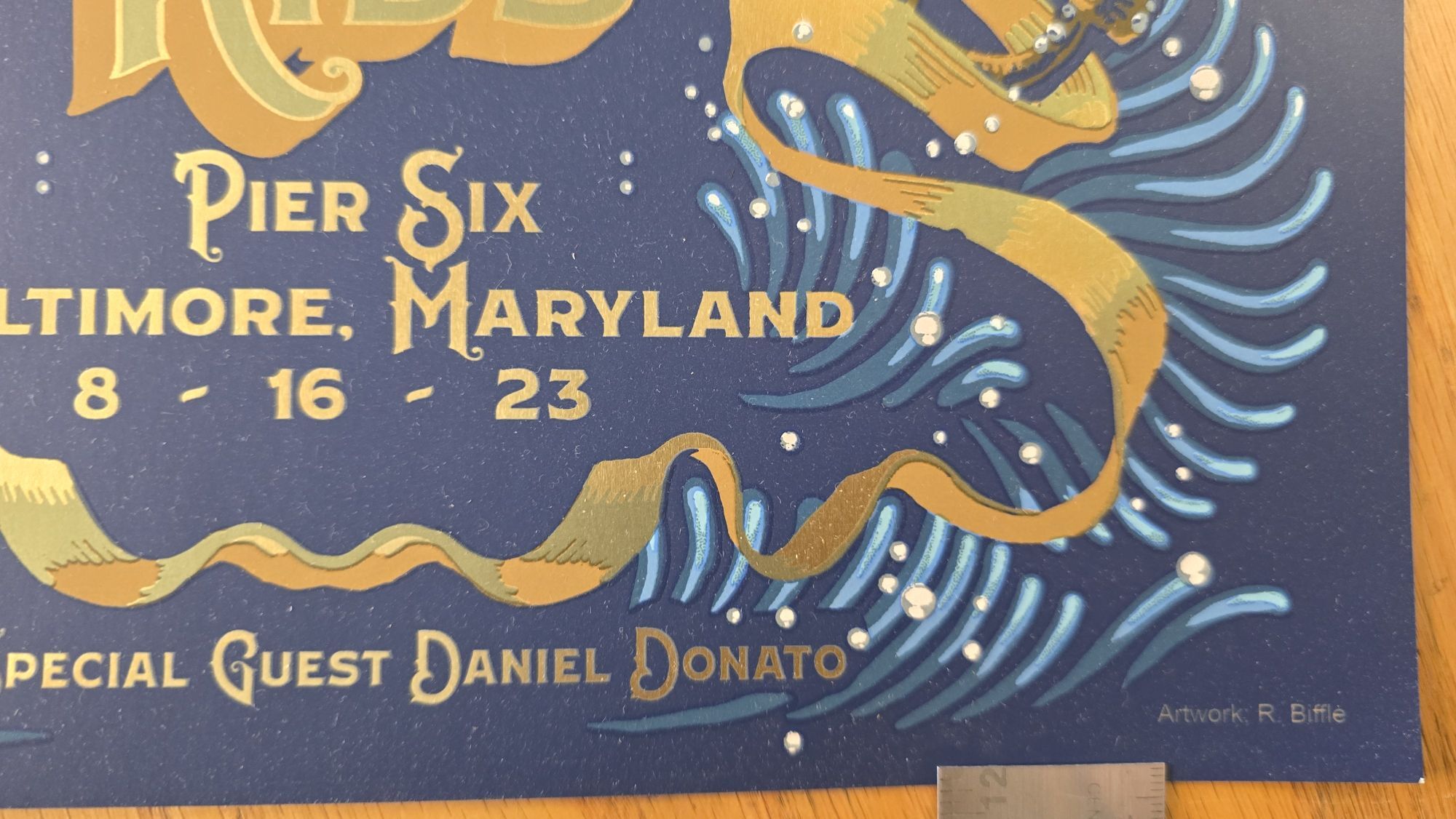 Billy & The Kids, August 16, 2023 Pier 6 Baltimore - Poster by