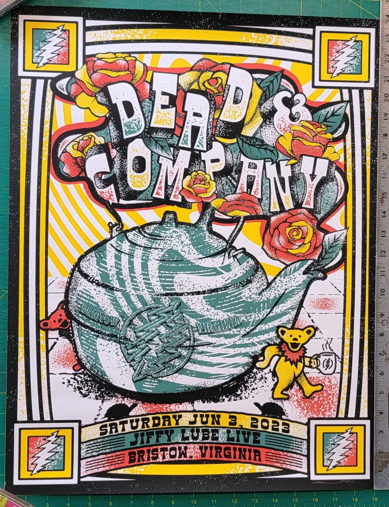 Dead and Company 2023 Tour Poster 0603 Final Tour VIP