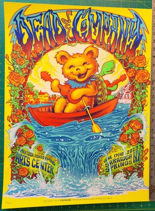 Item #197632 Dead and Company - 2023 - Tour Poster - 06-17,18 - Final Tour - Saratoga Springs, NY...