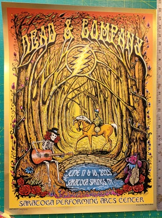 Item #197633 Dead and Company - 2023 - Tour Poster - 06-17,18 - Final Tour - Saratoga Springs, NY...