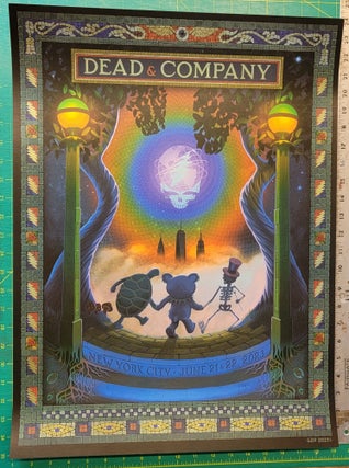 Item #197636 Dead and Company - 2023 - Tour Poster - 06-21,222 - Final Tour - New York, NY Citi...