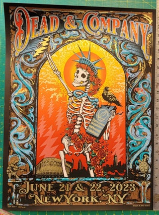 Item #197638 Dead and Company - 2023 - Tour Poster - 06-21,222 - Final Tour - New York, NY Citi...