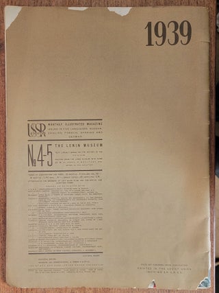 USSR in Construction Monthly Illustrated Magazine (no. 4-5 The Lenin Museum, April-May 1939)