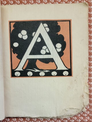 LETTERS DESIGNED AND CUT ON LINOLEUM BLOCKS BY THE LETTERING CLASS OF TEACHERS COLLEGE COLUMBIA UNIVERSITY