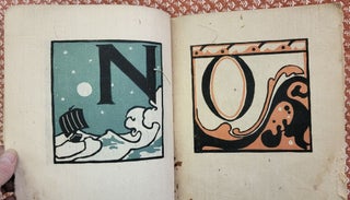 LETTERS DESIGNED AND CUT ON LINOLEUM BLOCKS BY THE LETTERING CLASS OF TEACHERS COLLEGE COLUMBIA UNIVERSITY