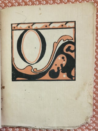 LETTERS DESIGNED AND CUT ON LINOLEUM BLOCKS BY THE LETTERING CLASS OF TEACHERS COLLEGE COLUMBIA UNIVERSITY