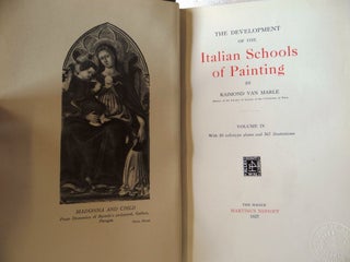 THE DEVELOPMENT OF THE ITALIAN SCHOOLS OF PAINTING (19 Volumes)