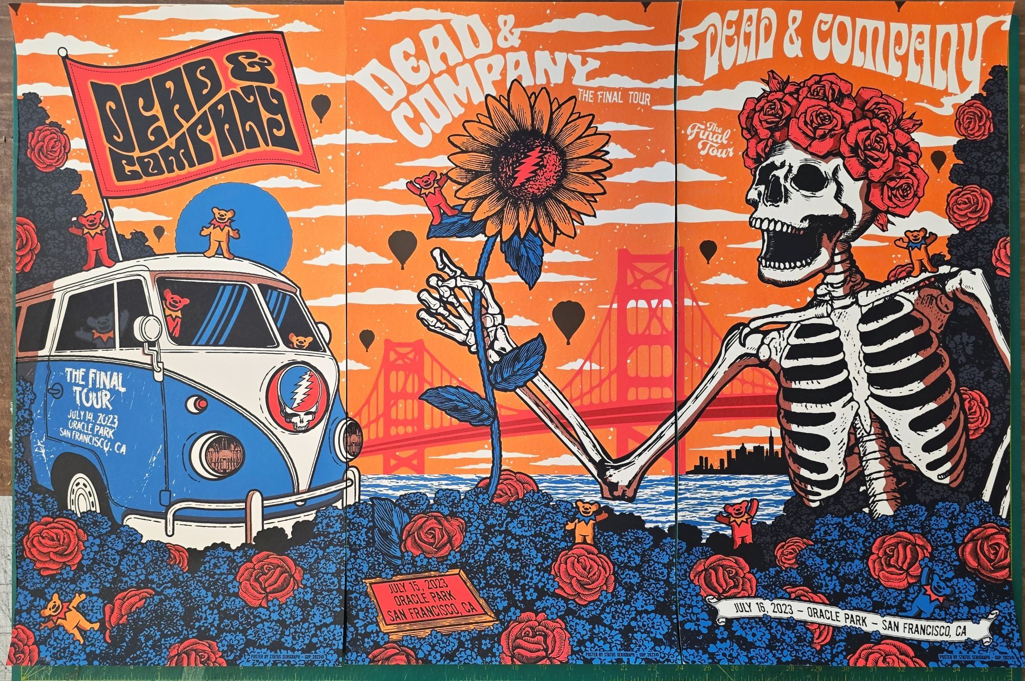 Dead and Company - 2023 - Final Tour - Poster - San Francisco, CA ...