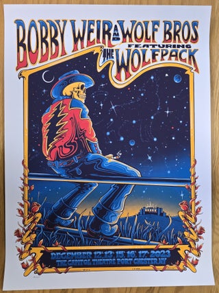 Item #205961 Bob Weir and Wolf Brothers - 2023 - Poster - VIP - Port Chester, NY - Capitol...