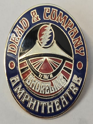 Item #206385 Dead and Company - 2016 - Summer Tour - Pin - Mountain View, Ca - Shoreline...