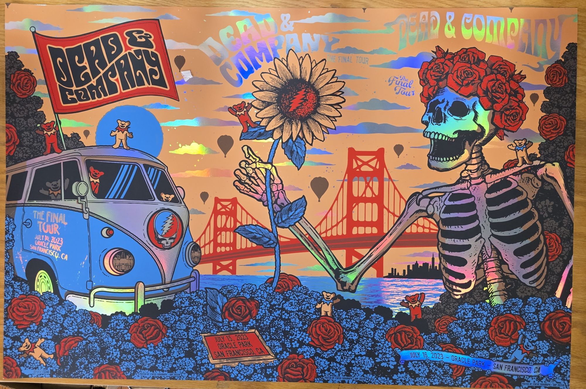 Dead and Company - 2023 - Final Tour - Poster - San Francisco, CA ...