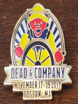 Dead and Company - 2017 - Fall Tour - Pin - Boston, MA. - T.D. Garden Center, Nov. 17 and 19, 2017