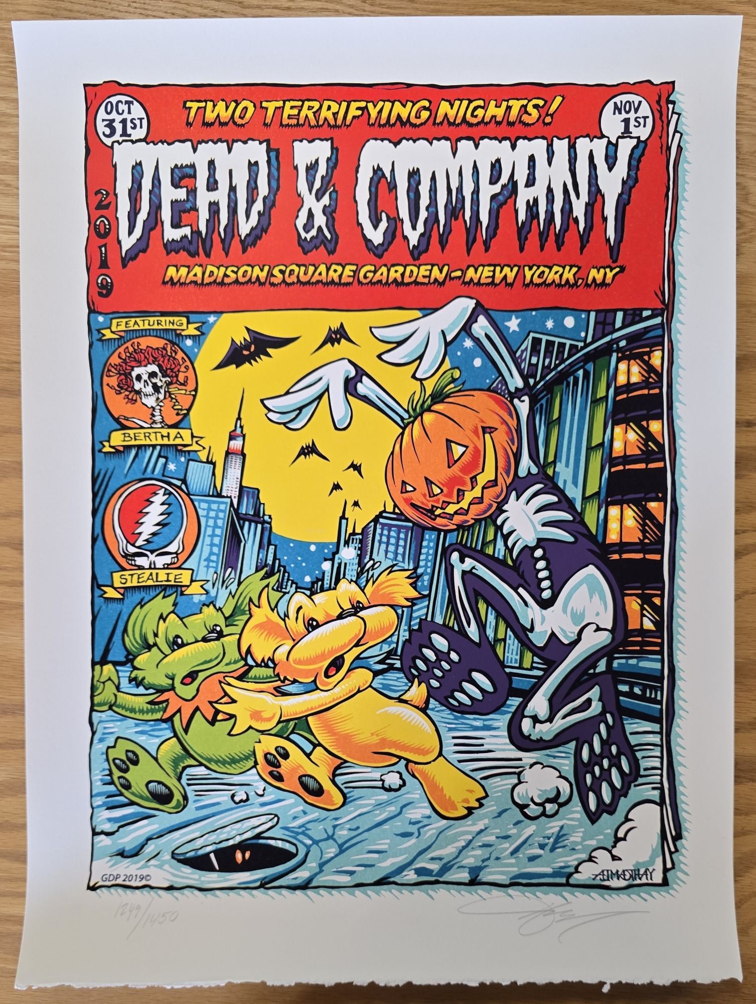 Dead and Company - 2019 - Fall Tour - Poster - New York City