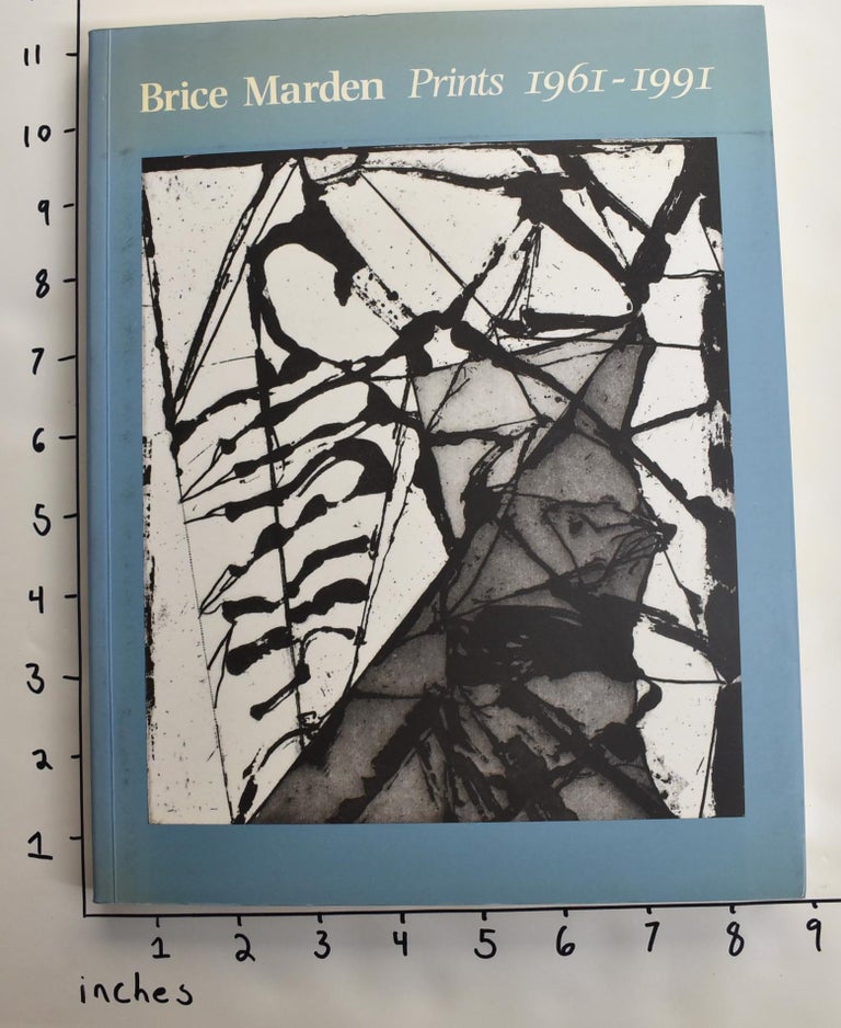 Item #20944 Brice Marden, Prints 1961-1991: A Catalogue Raisonne. Jeremy Lewison.