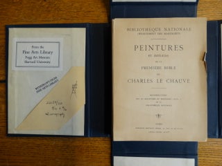 Item #22158 Peintures et Initiales de la Première Bible de Charles le Chauve: Reproduction des...