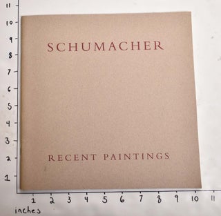 Item #23504 Emil Schumacher: Recent Paintings. Thomas M. Messer