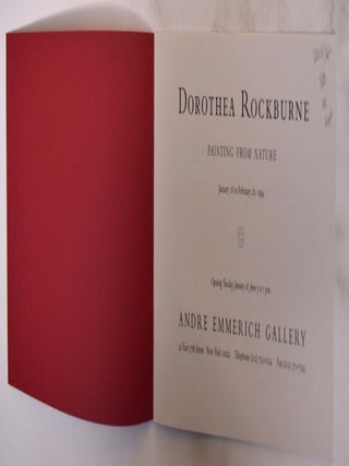 Dorothea Rockburne: Painting from Nature