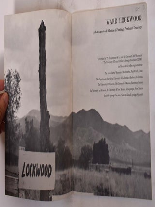 Item #24541 Ward Lockwood: A Retrospective Exhibition of Paintings, Prints and Drawings. TX:...