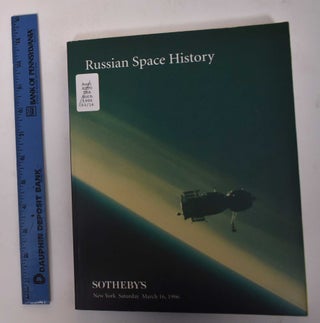 Item #24627 Russian Space History (Sale #6753). Sotheby's