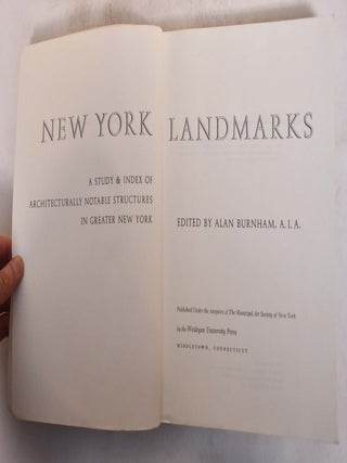 New York Landmarks: A Study & Index of Architecturally Notable Structures in Greater New York