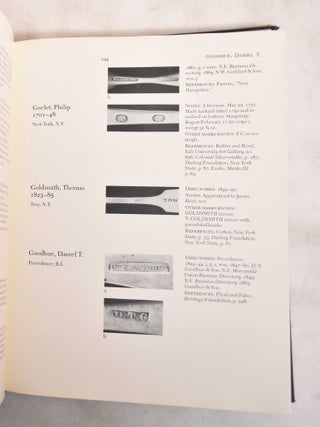 Marks of American Silversmiths in the Ineson-Bissell Collection