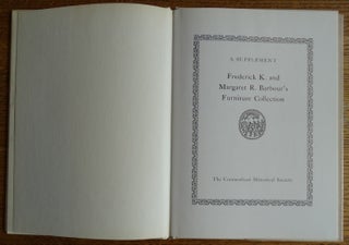 Frederick K. and Margaret R. Barbour's Furniture Collection: A Supplement