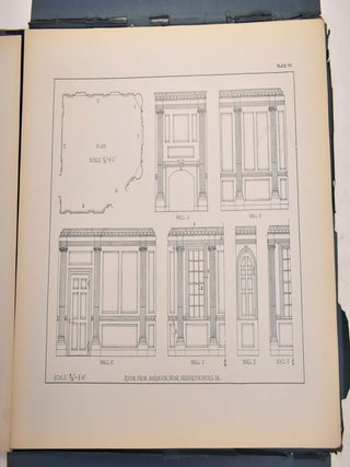 Measured Drawings of Woodwork Displayed in the American Wing