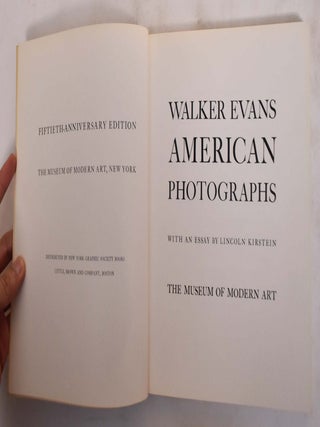 Walker Evans: American Photographs