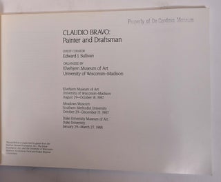 Claudio Bravo: Painter and Draftsman