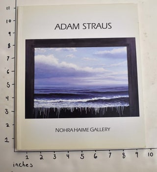 Item #29874 Adam Straus: Somewhere Between Here and Disaster. Donald Kuspit