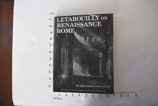 Item #30236 Letarouilly on Renaissance Rome: The Student's Edition of Paul Letarouilly's...