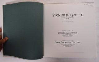 Item #30237 Yvonne Jacquette: Paintings, Frescoes, Pastels 1988 - 1990. October 6 to 31 Alexander...