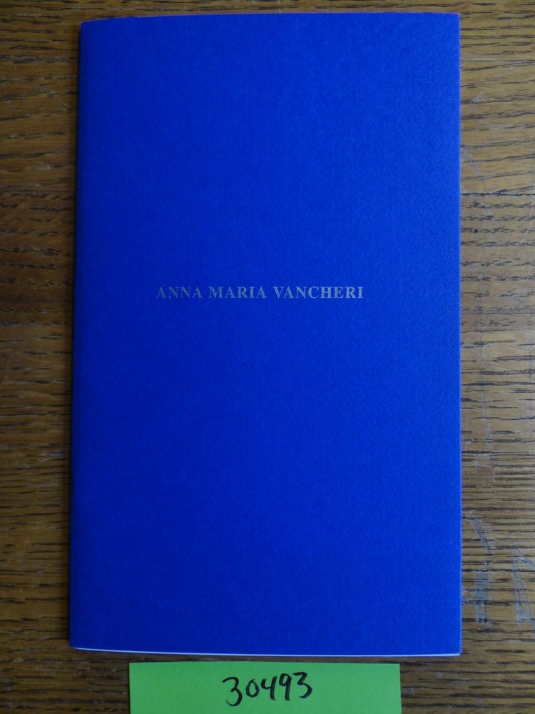 Item #30493 Anna Maria Vancheri: "La Finestra di Eva" Anna Cochetti.