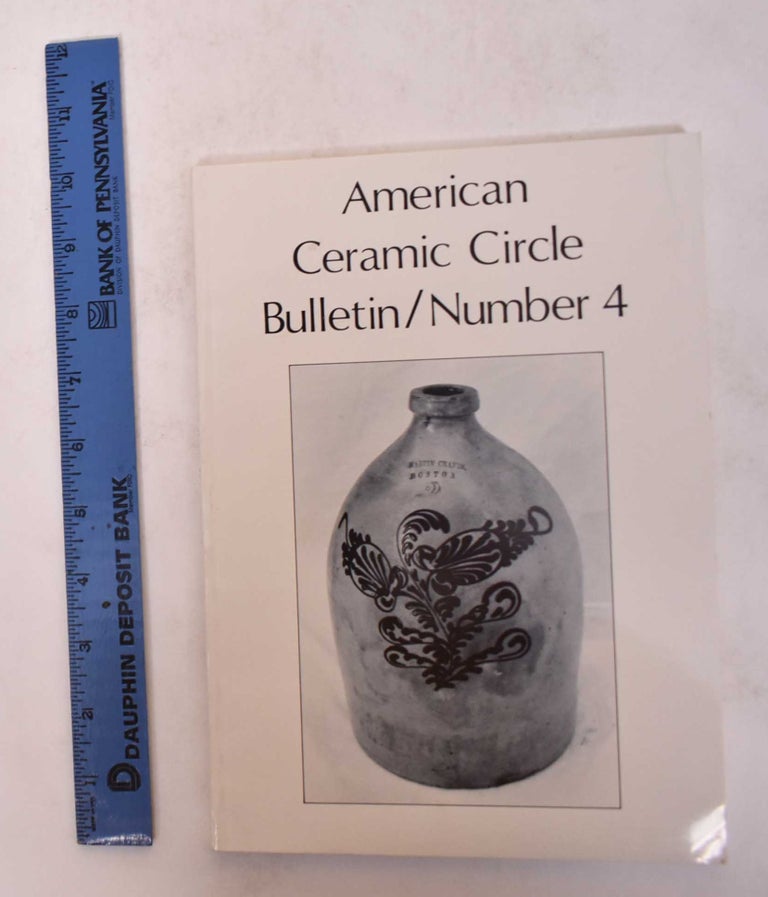 Item #31127 American Ceramic Circle Bulletin, Number 4. Hedy B. Landman.