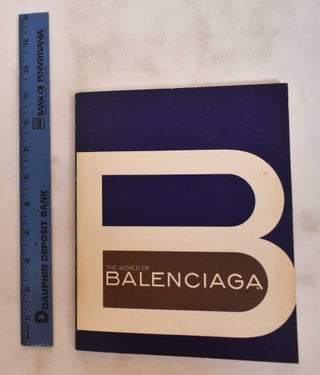 Item #33344 The World of Balenciaga. Diana Vreeland